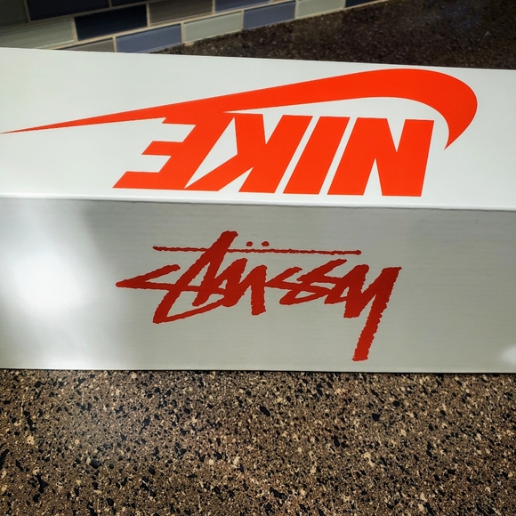 Nike Benassi X Stussy slides RED - Picture 8 of 12